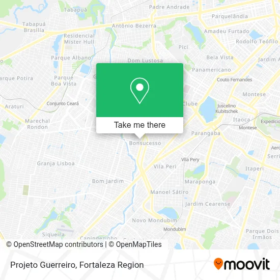 Projeto Guerreiro map