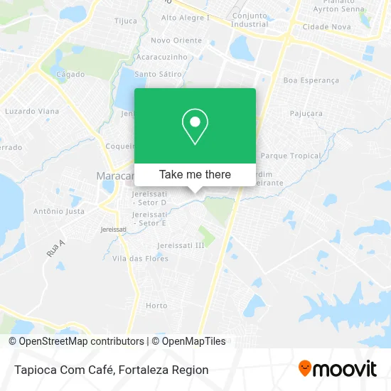 Tapioca Com Café map