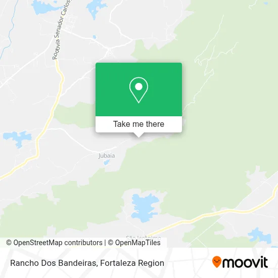 Rancho Dos Bandeiras map