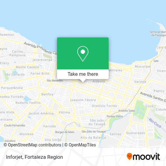 Inforjet map