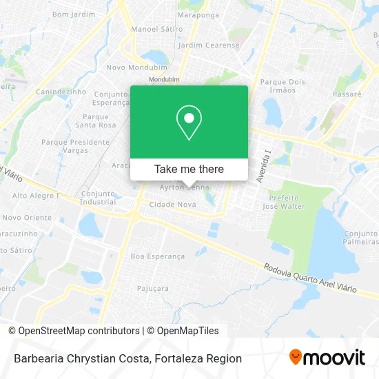 Barbearia Chrystian Costa map