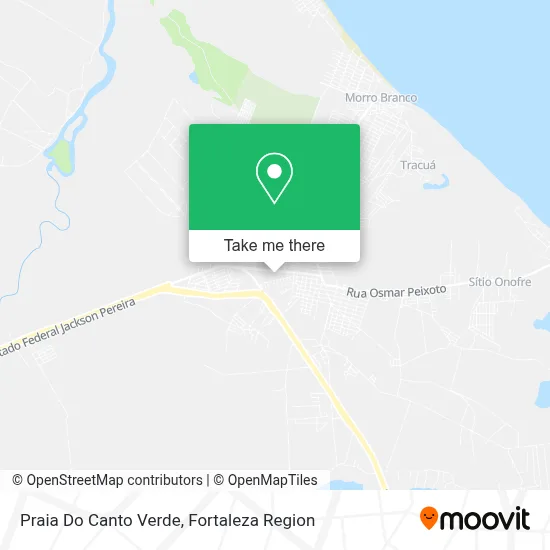 Praia Do Canto Verde map