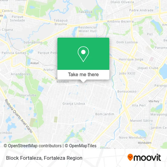 Block Fortaleza map
