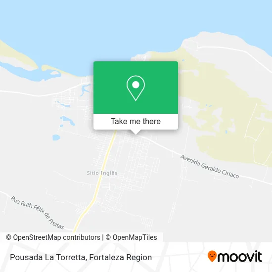 Pousada La Torretta map
