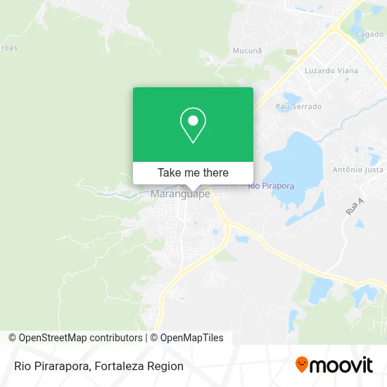 Rio Pirarapora map