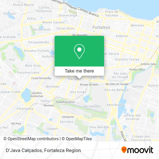 D’Java Calçados map