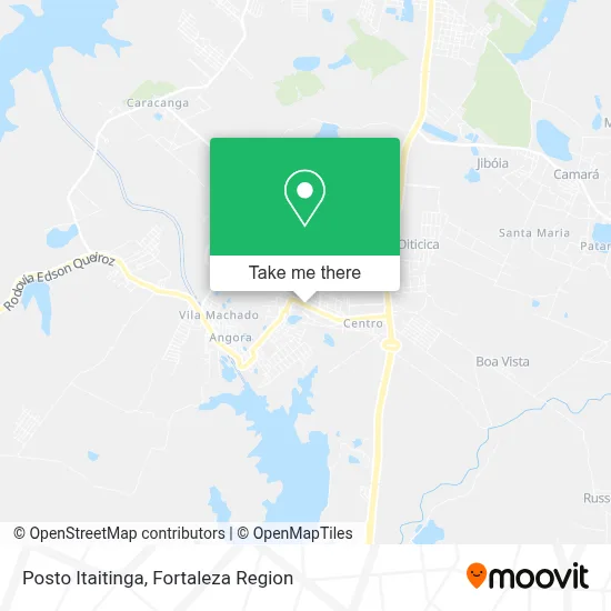 Posto Itaitinga map