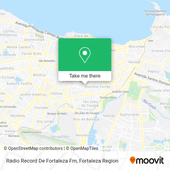 Rádio Record De Fortaleza Fm map