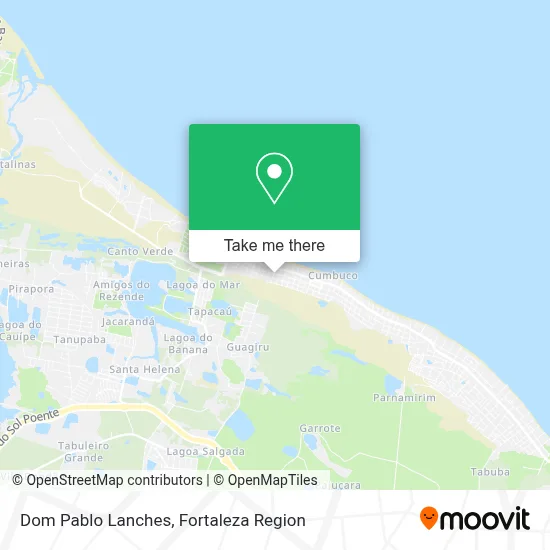 Dom Pablo Lanches map