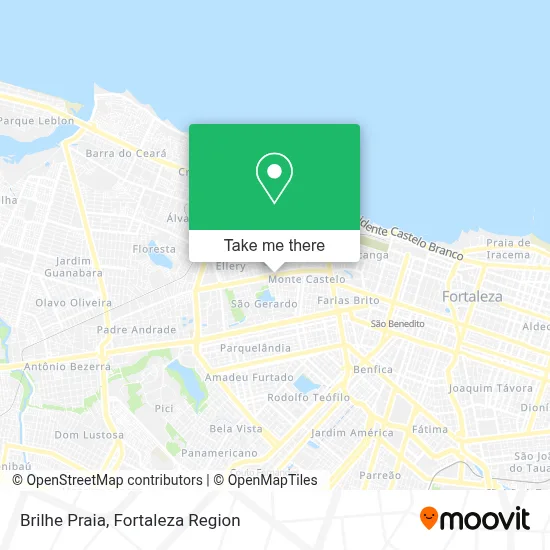 Brilhe Praia map