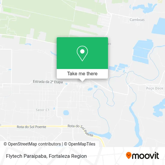 Flytech Paraipaba map