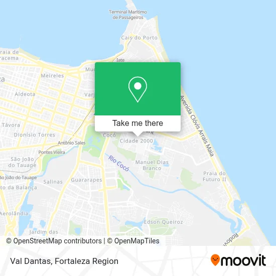Val Dantas map