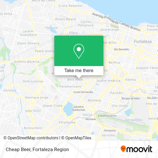 Cheap Beer map