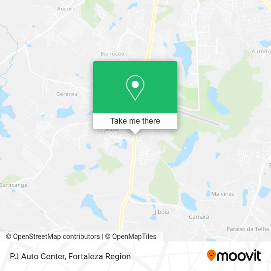 Pj Auto Center map