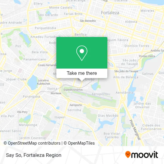 Say So map