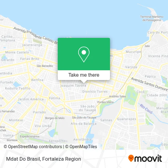 Mdat Do Brasil map