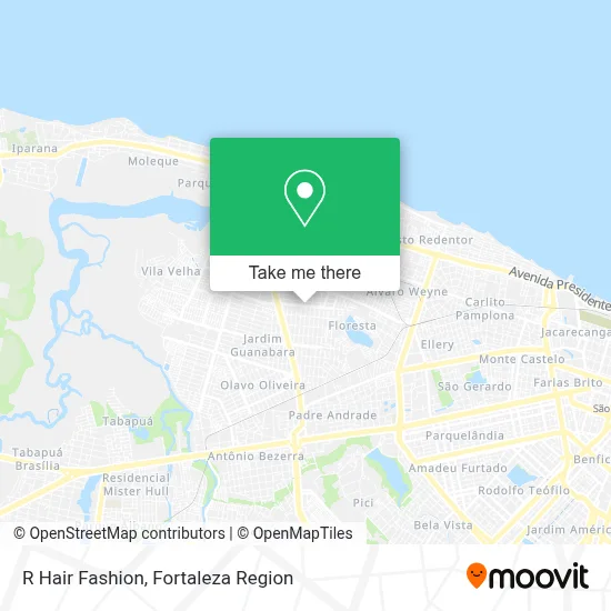 R Hair Fashion map