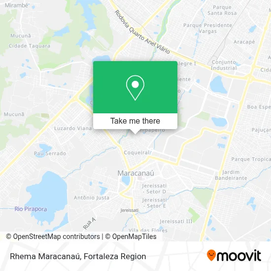 Rhema Maracanaú map