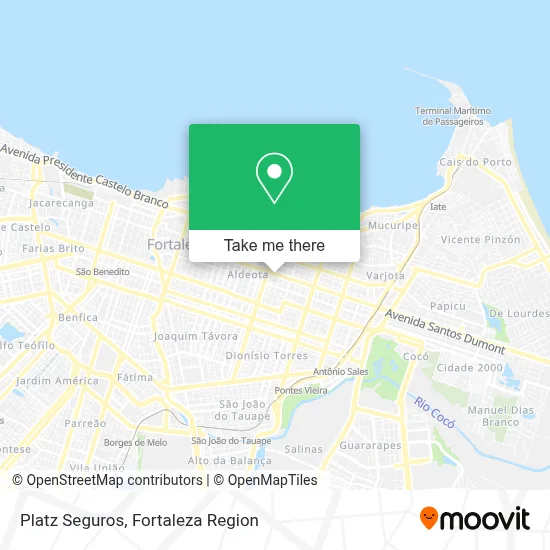 Platz Seguros map