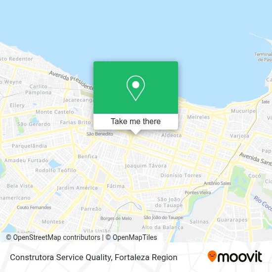 Construtora Service Quality map
