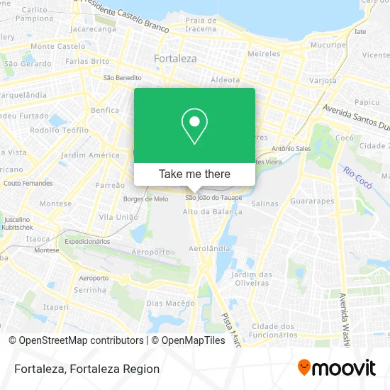 Fortaleza map