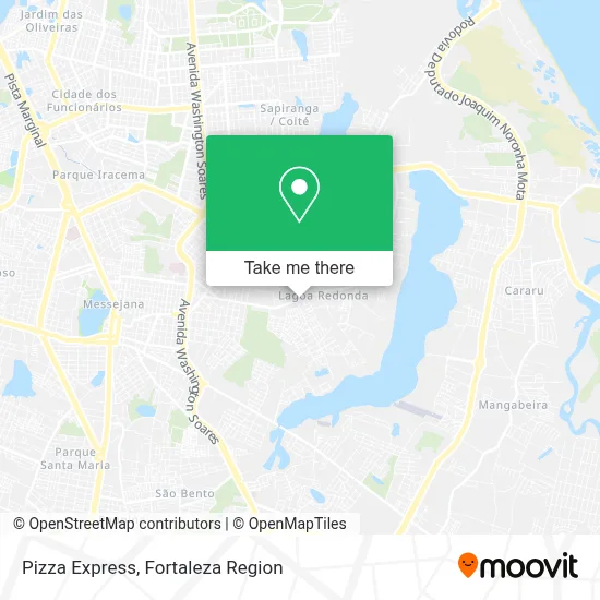 Pizza Express map