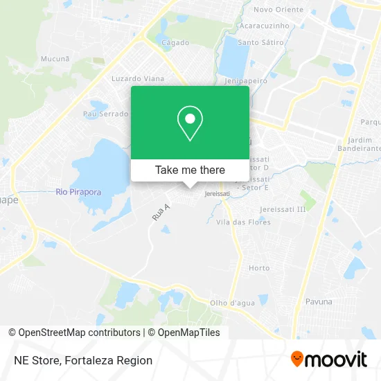 NE Store map