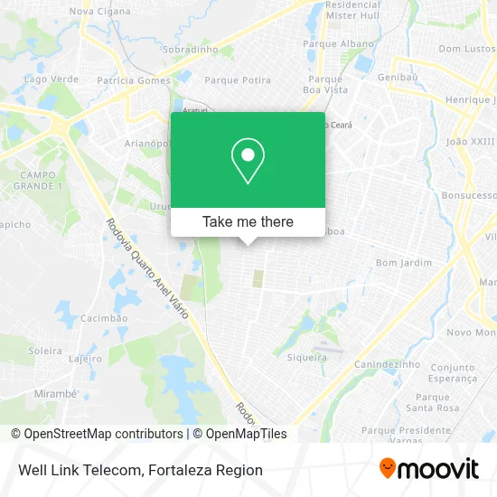 Well Link Telecom map
