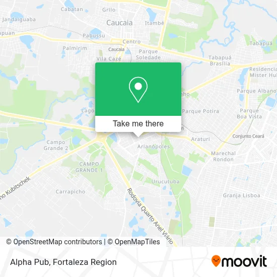 Alpha Pub map