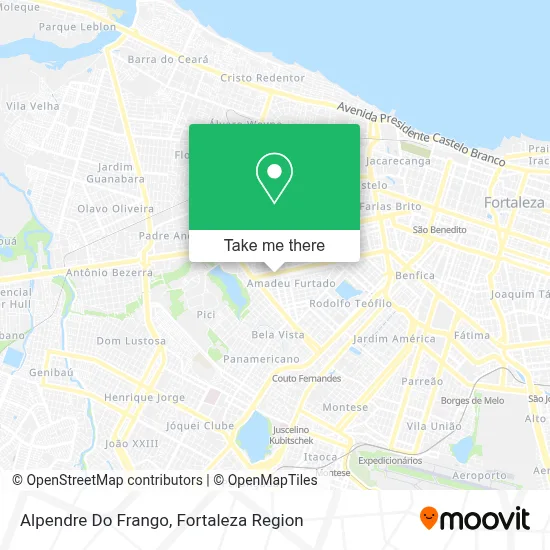 Alpendre Do Frango map