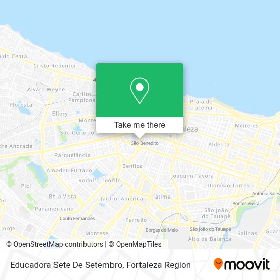 Educadora Sete De Setembro map