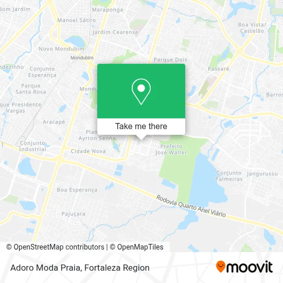 Adoro Moda Praia map