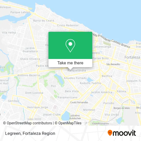 Legreen map