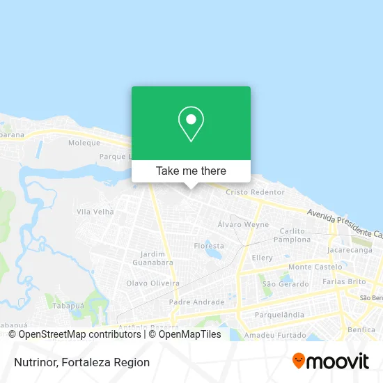 Nutrinor map