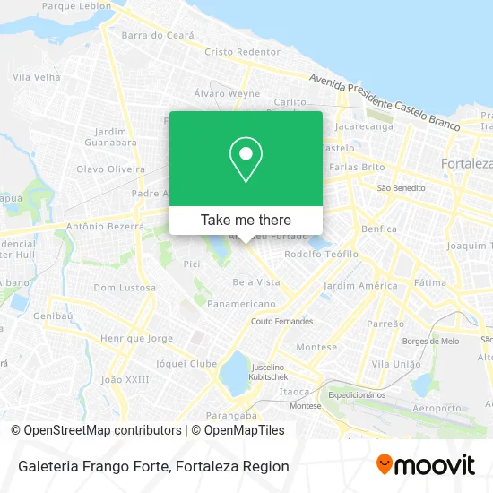 Galeteria Frango Forte map