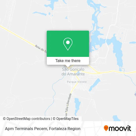 Apm Terminals Pecem map