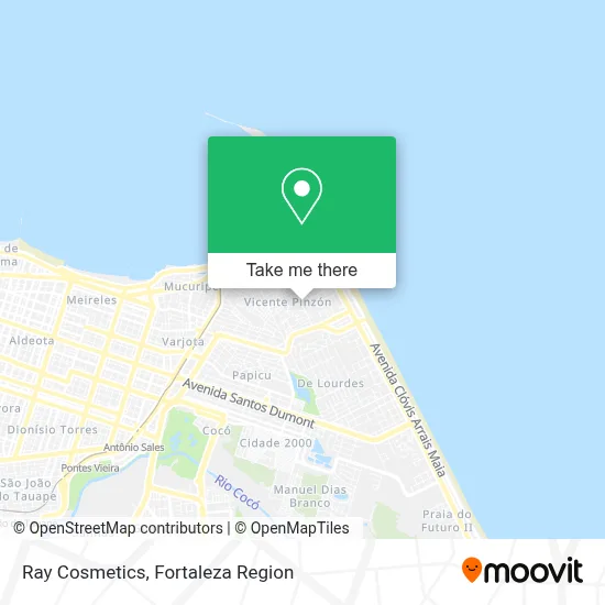 Ray Cosmetics map