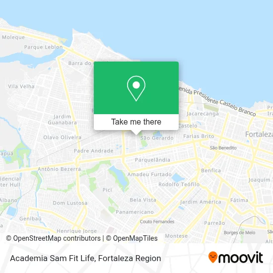 Academia Sam Fit Life map