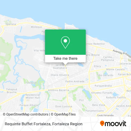Requinte Buffet Fortaleza map