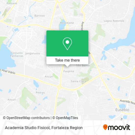 Academia Studio Fisicol map