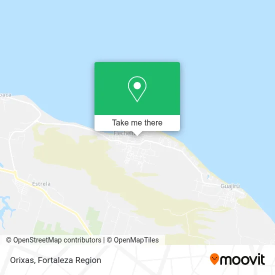 Orixas map