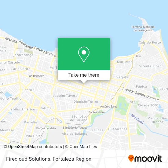 Firecloud Solutions map