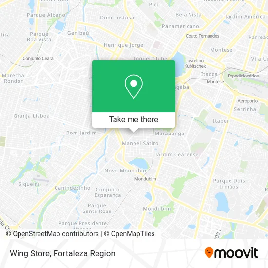 Wing Store map