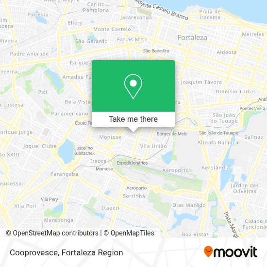 Cooprovesce map