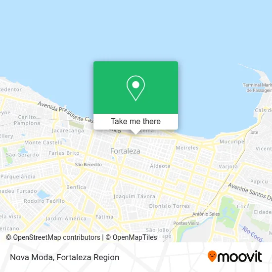 Nova Moda map