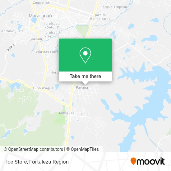 Ice Store map