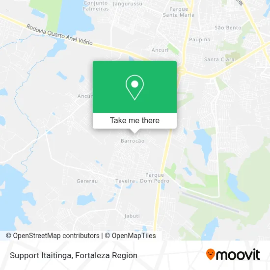 Support Itaitinga map