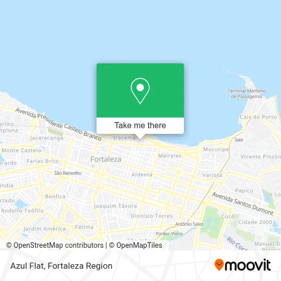 Azul Flat map