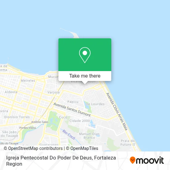 Igreja Pentecostal Do Poder De Deus map