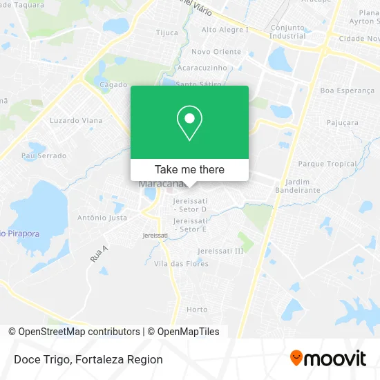 Doce Trigo map